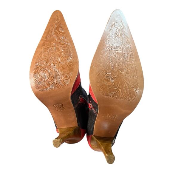 Camila Ted And Black Leather Boots 6.5 - Picture 7 of 8